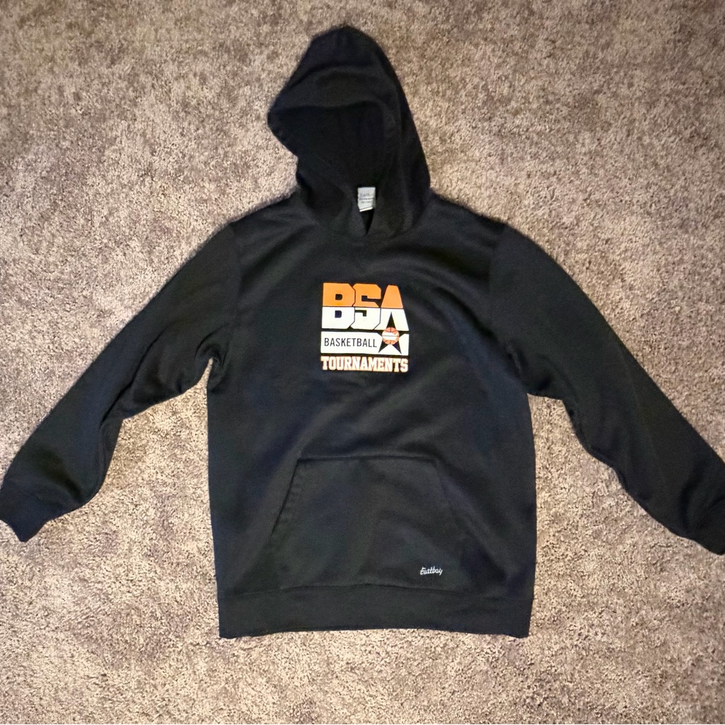 Black Bsa Basketball Tournament Eastbay Hoodie Youth Xl